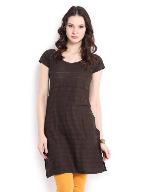 

W Women Brown Kurta