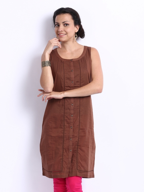 

W Women Brown Kurta