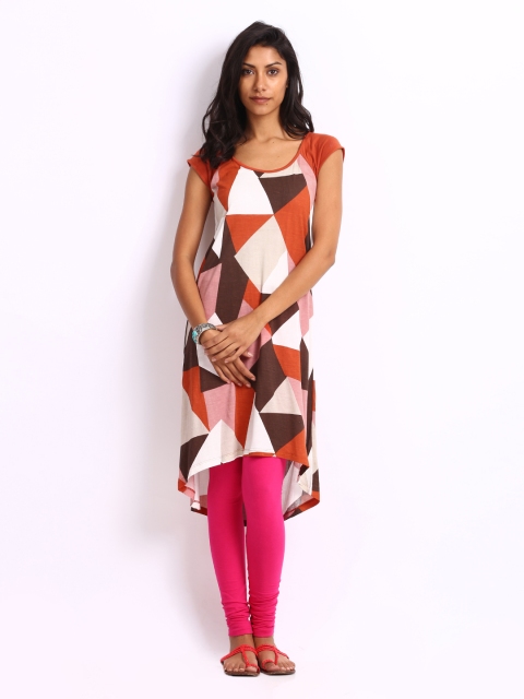 

W Women Multi-Coloured Printed Kurta