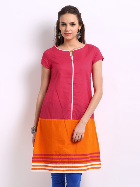 

W Women Pink Kurta