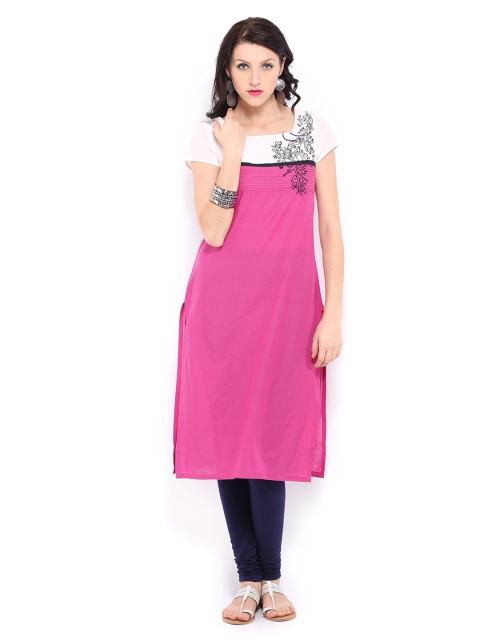 

W Women Pink Kurta