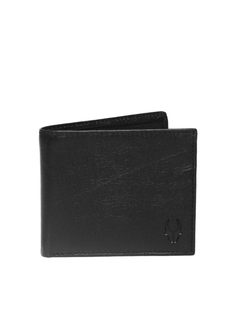 

WildHorn Men Black Leather Wallet