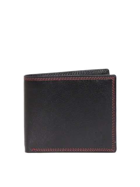 

WildHorn Men Black Leather Wallet