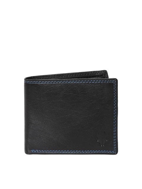 

WildHorn Men Black Leather Wallet