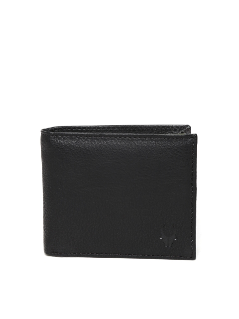 

WildHorn Men Black Leather Wallet