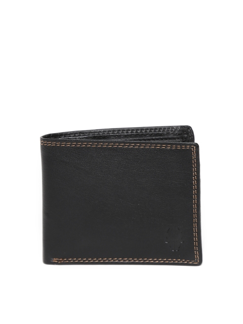

WildHorn Men Black Leather Wallet