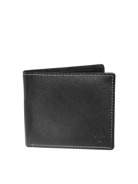 

WildHorn Men Black Leather Wallet