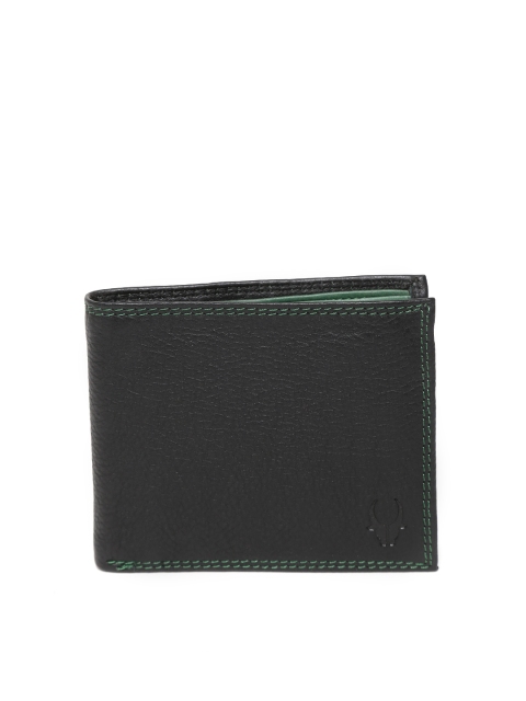 

WildHorn Men Black Leather Wallet