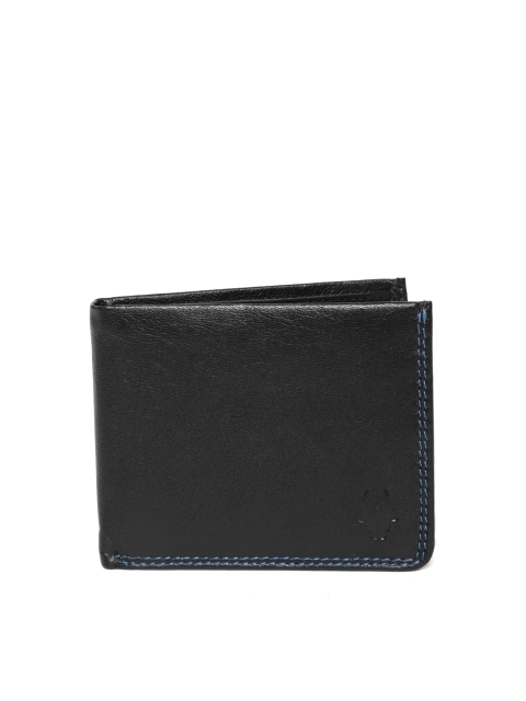 

WildHorn Men Black Leather Wallet