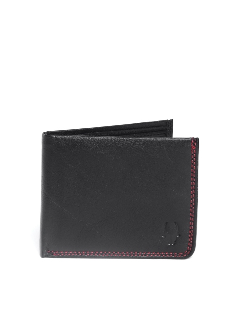 

WildHorn Men Black Leather Wallet
