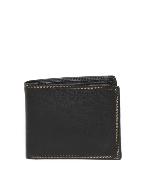 

WildHorn Men Black Leather Wallet