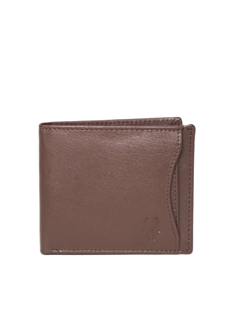 

WildHorn Men Brown Leather Wallet
