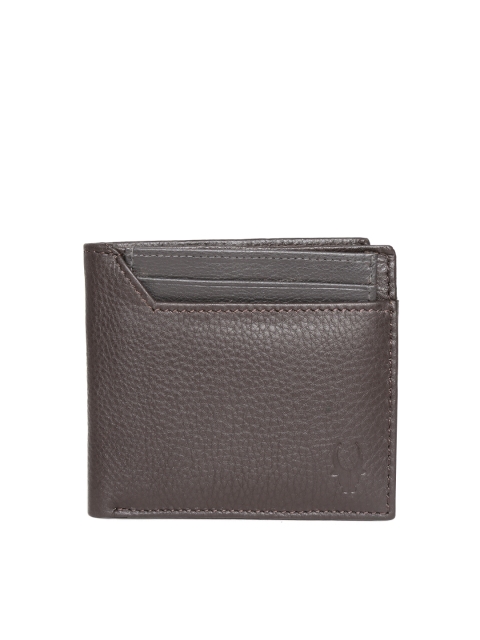 

WildHorn Men Brown Leather Wallet