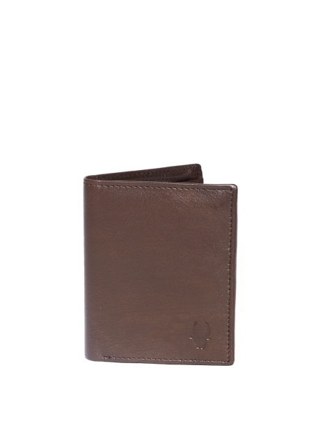 

WildHorn Men Brown Leather Wallet