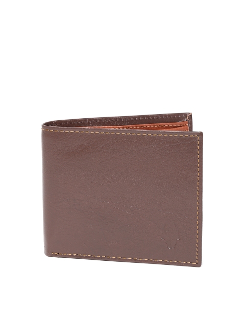 

WildHorn Men Brown Leather Wallet