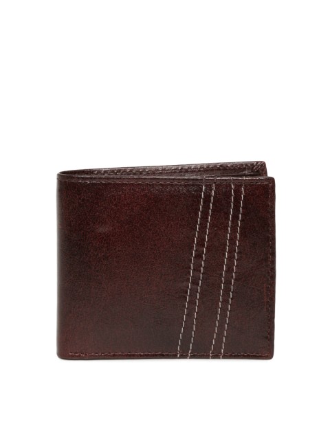 

WildHorn Men Dark Brown Leather Wallet
