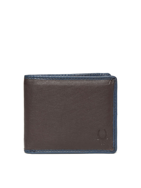 

WildHorn Men Dark Brown Leather Wallet