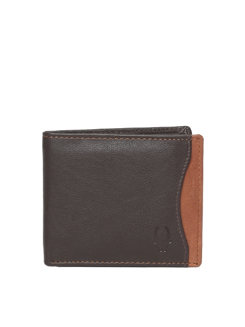 

WildHorn Men Brown Leather Wallet