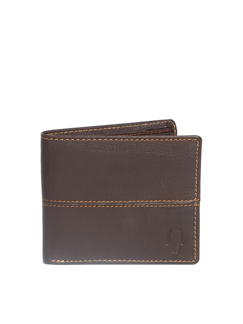 

WildHorn Men Dark Brown Leather Wallet