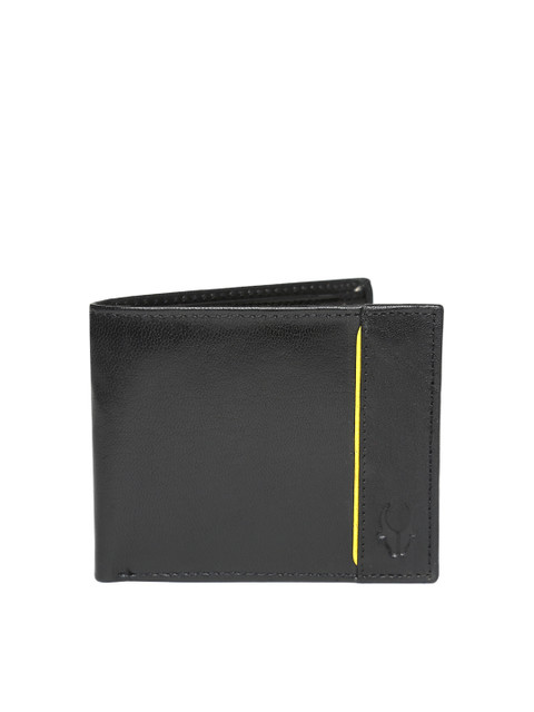 

WildHorn Men Black Leather Wallet