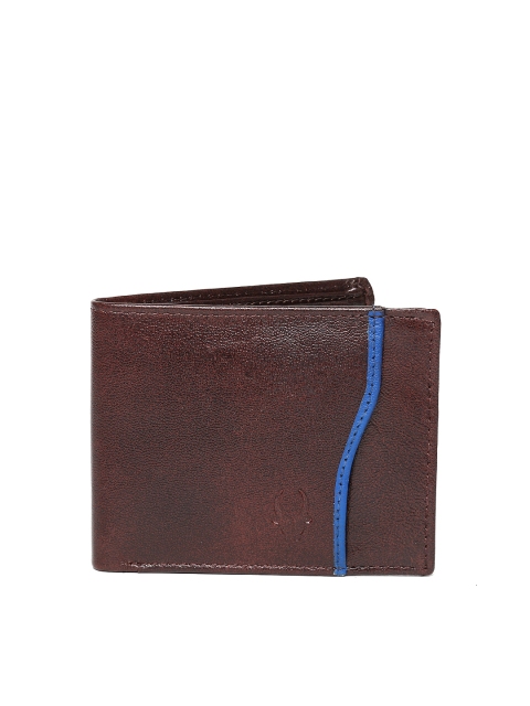 

WildHorn Men Brown Leather Wallet