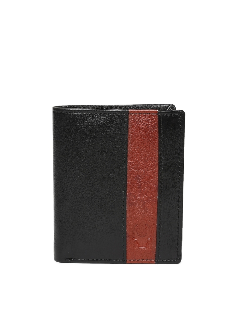 

WildHorn Men Black Leather Wallet