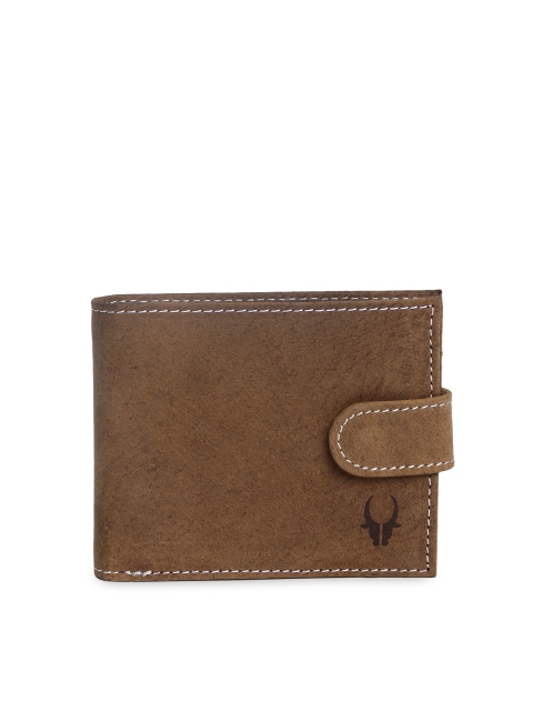 

WildHorn Men Brown Leather Wallet