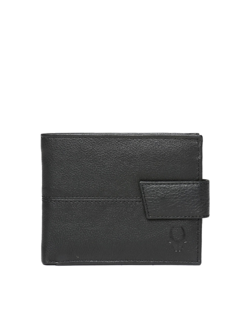 

WildHorn Men Black Leather Wallet