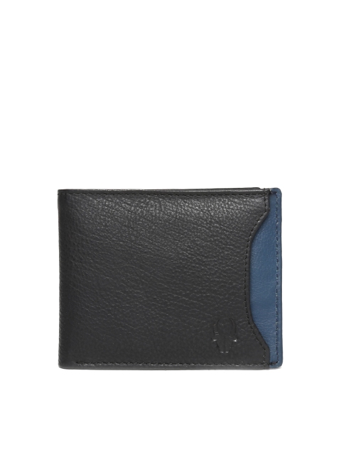 

WildHorn Men Black Leather Wallet