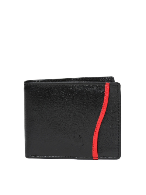 

WildHorn Men Black Leather Wallet