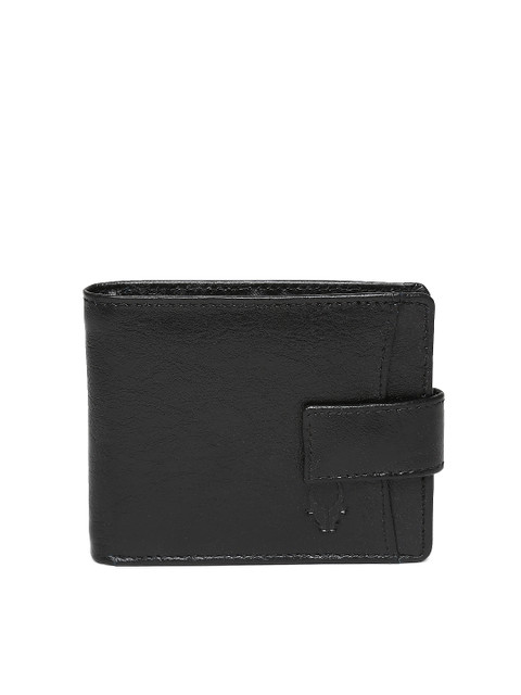 

WildHorn Men Black Leather Wallet