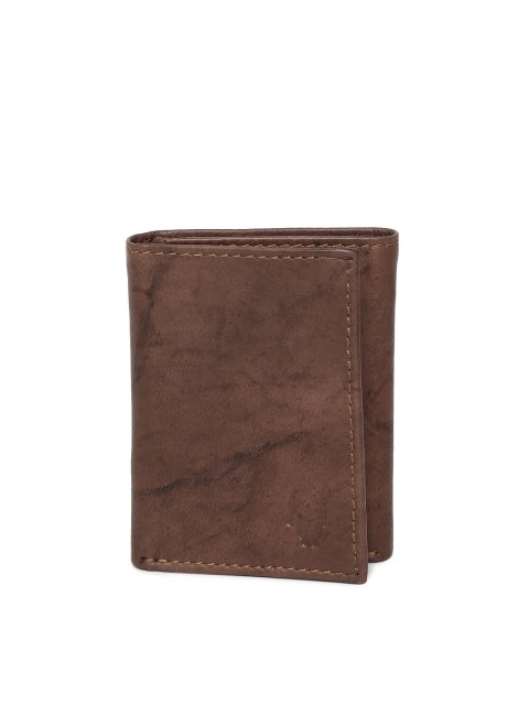 

WildHorn Men Brown Leather Wallet