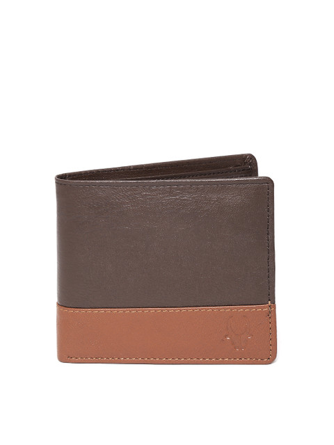 

WildHorn Men Brown Leather Wallet