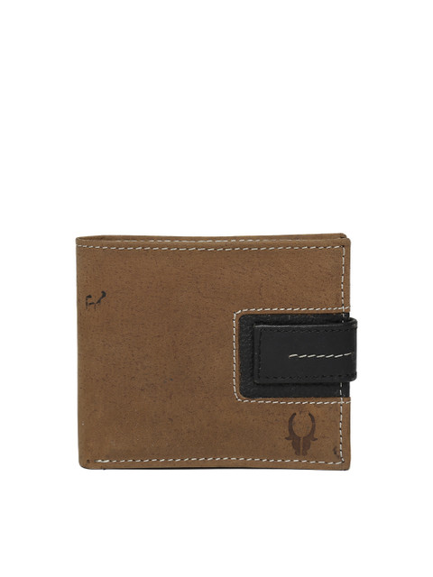 

WildHorn Men Brown Leather Wallet