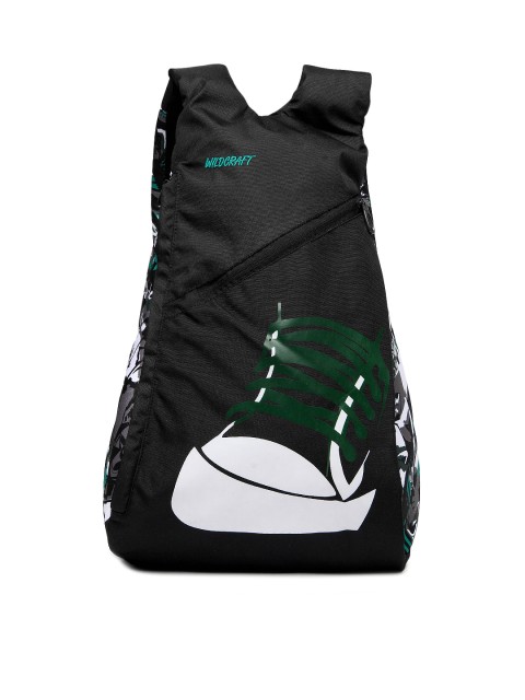 

Wildcraft Unisex Black & Green Backpack