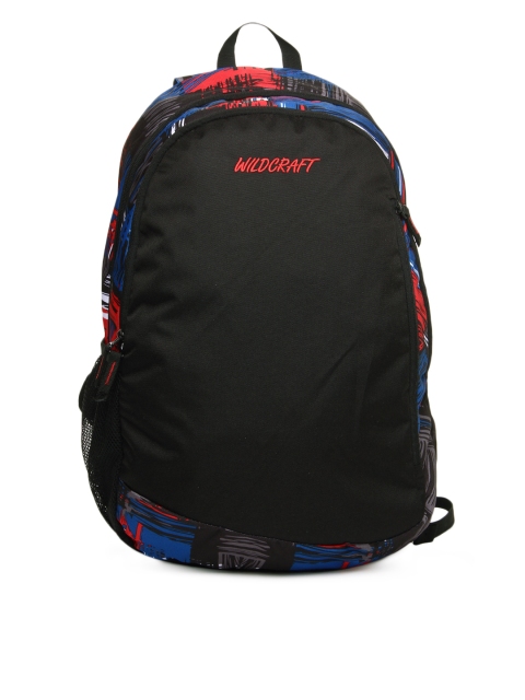

Wildcraft Unisex Black & Red Backpack