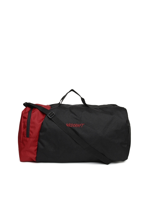 

Wildcraft Unisex Black & Red Combat Duffel Bag
