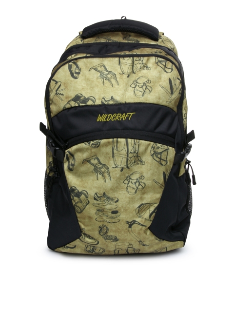 

Wildcraft Unisex Green & Black Backpack
