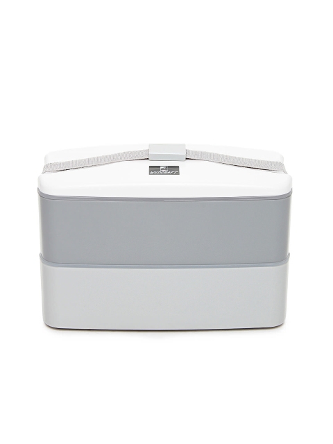 

Wildcraft Unisex Brown & Grey Lunch Box with Printed Bag