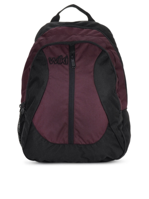 

Wildcraft Unisex Wiki Purple and Black Backpack