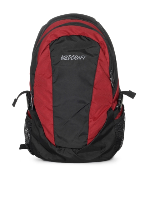 

Wildcraft Unisex Red & Black Backpack