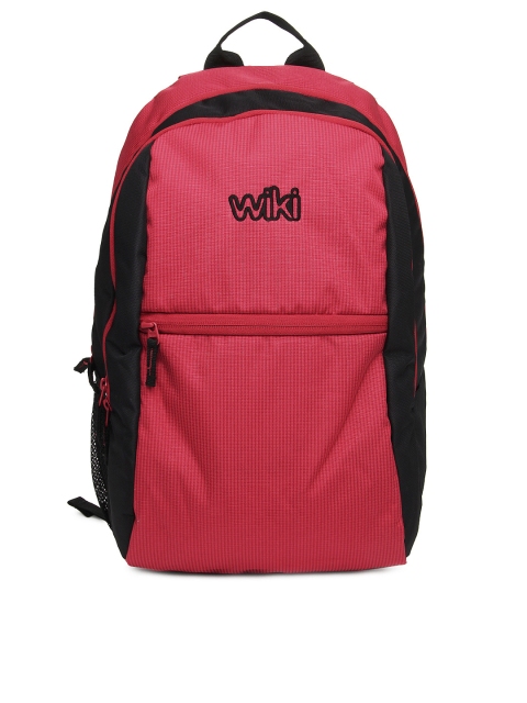 

Wildcraft Unisex Red & Black Backpack