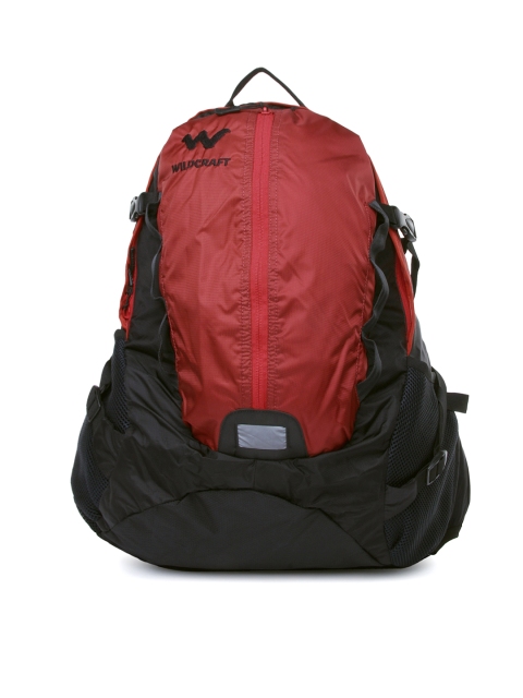 

Wildcraft Unisex Red & Black Cara Backpack