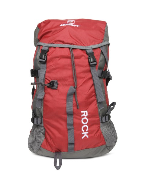 

Wildcraft Unisex Red & Grey Rucksack