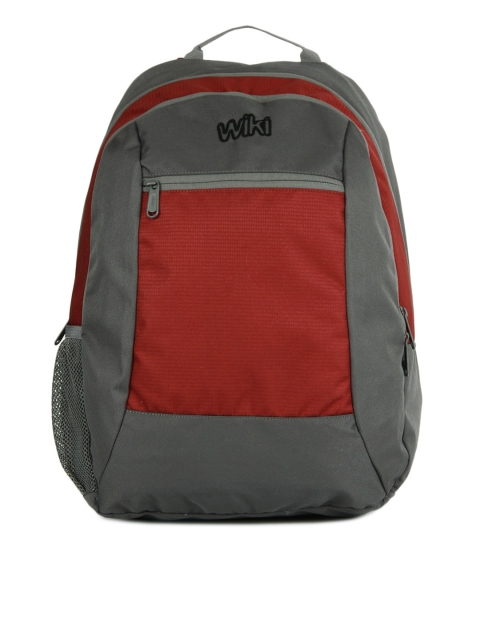

Wiki by Wildcraft Unisex Red and Grey Backpack