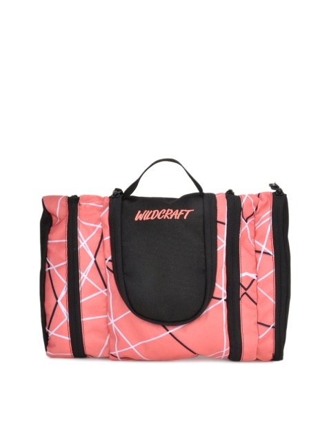 Wildcraft Women Pink Printed Travel Bag available at myntra for Rs.357