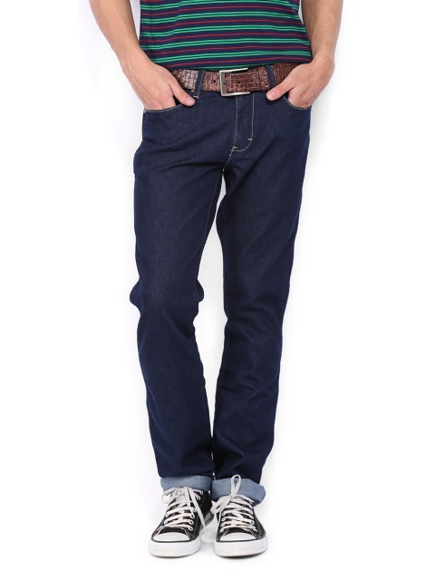 Wrangler Men Blue Skanders Slim Fit Jeans available at myntra for Rs.1097