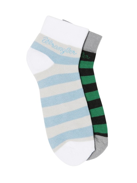 

Wrangler Men Pack of 2 Striped Socks, Green