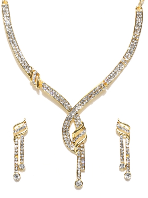 

Zaveri Pearls Gold-Toned Jewellery Set