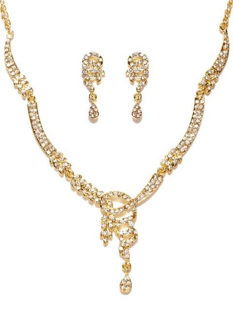 

Zaveri Pearls Gold-Toned Jewellery Set